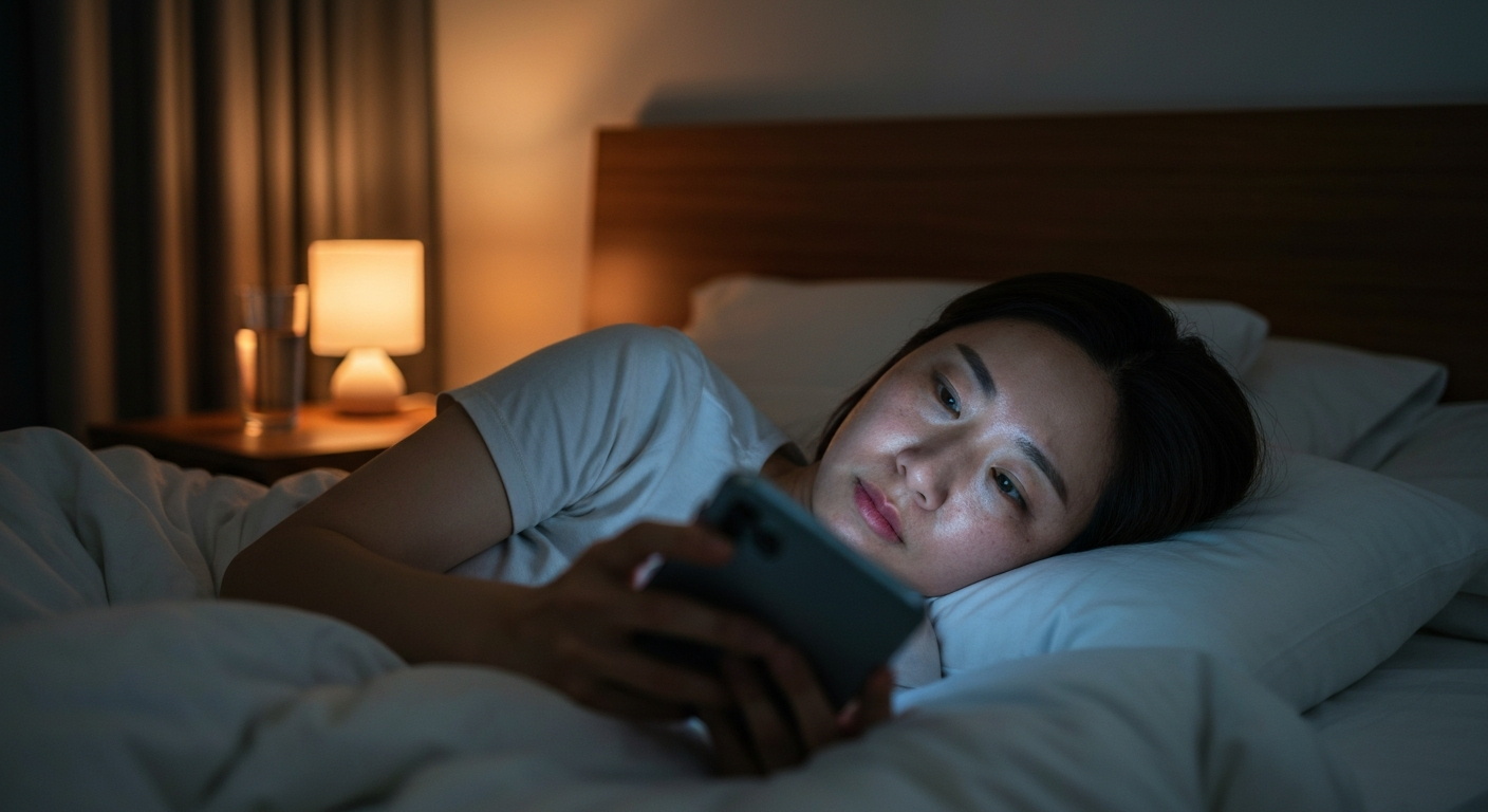 밤새 휴대폰 보다가 피부 망쳤어요 | 블루라이트가 피부에 미치는 진짜 영향 이미지 1