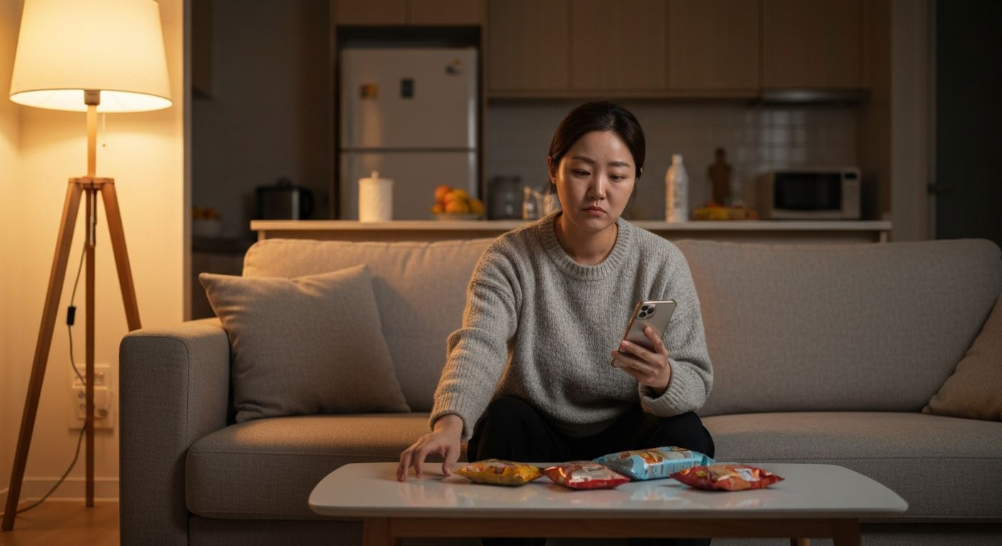 배고프지 않은데 먹게 되는 감정 폭식, 뇌가 보내는 신호를 읽는 법 이미지 1