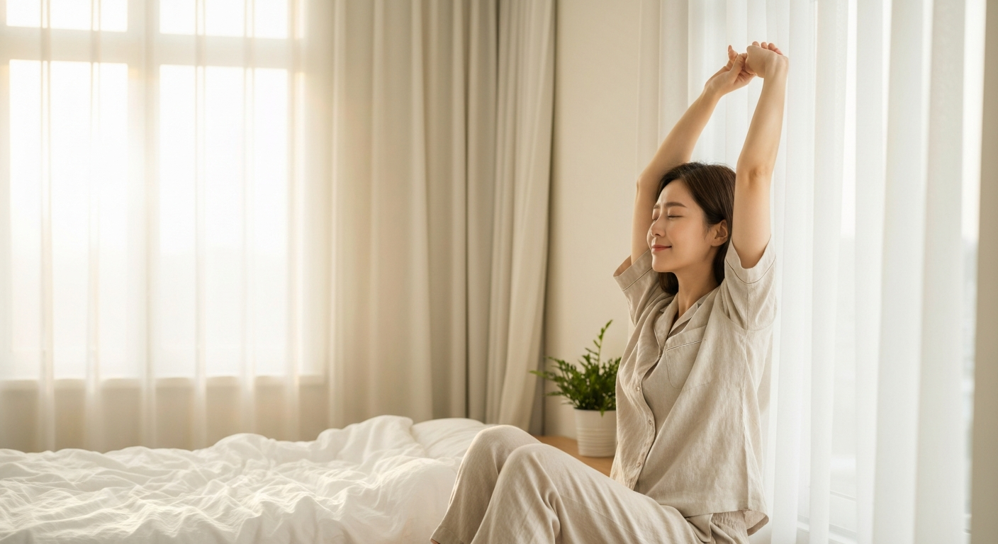 4주 만에 알람 없이 눈 뜨는 아침형 인간 되는 법 | 체내 시계 리셋 프로젝트 이미지 1