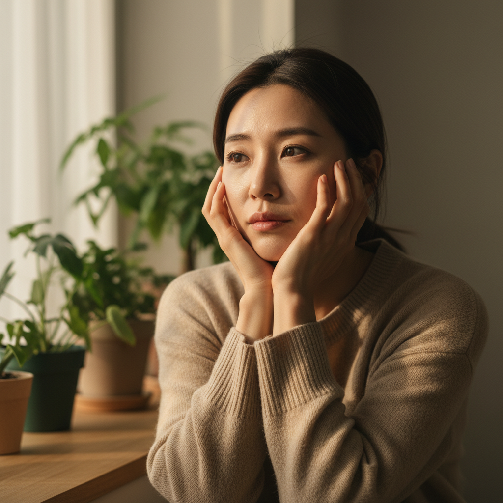 얼굴에 난 여드름, 그 사람 때문일 수도 있어요 – 관계 스트레스가 피부에 남기는 흔적 이미지 1