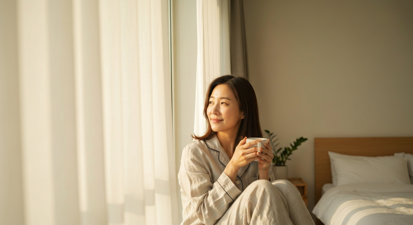 밤 12시에 자고 아침 6시에 일어나는 습관, 생체리듬 재설정만으로 가능합니다 이미지 1