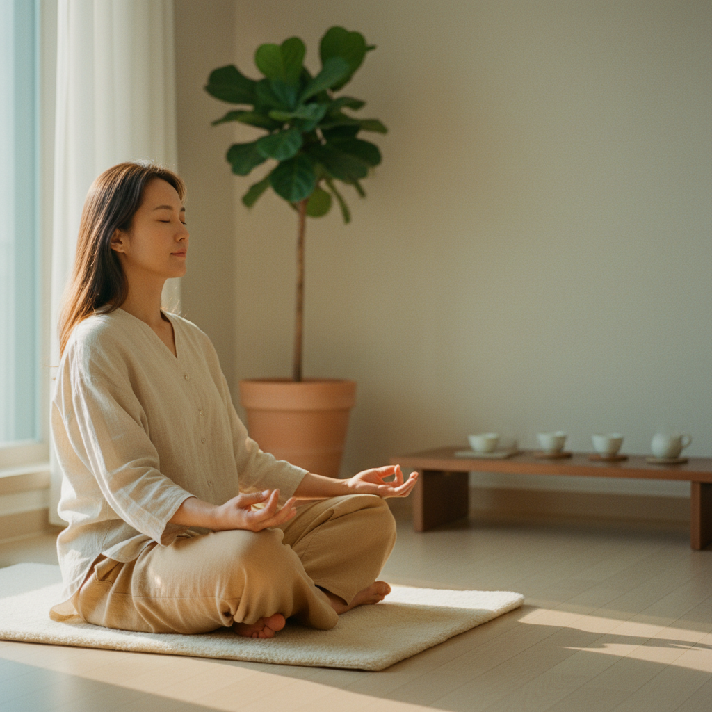 아침 명상 10분, 하루의 식욕을 조절한다 – 과식을 막는 마음챙김의 비밀 이미지 1